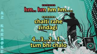 Tum Bhi Chalo Karaoke with Scrolling Lyrics