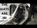 GC8 Rally Car -  OMP Race Seats Mounts - FIA Stage Rally Roll Cage Build