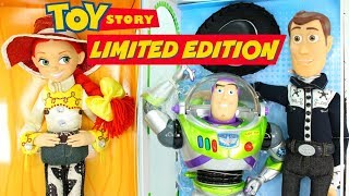 Limited Edition TOY STORY Disney Dolls | TALKING Woody, Buzz Lightyear, & Jessie | AMAZING DETAILS!