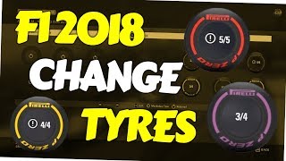 F1 2018 Game - How to change Tyre Allocation & more