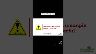 Money x Time x Rate of Return = Money Formulaនេះជាសេចក្តីសង្ខេបមួយនៃមេរៀនទី ៣ ក្នុងកម្រិតខ្ពស់