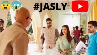 Jasly Jasmin Bhasin Aly Goni 😍New song BTS 🔥#bigboss#jasmin#alygoni#jasly#vishalmishra#shorts