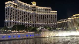 Las Vegas Bellagio water fountain show 拉斯維加斯水舞秀 2021