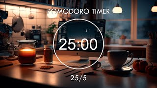 3-Hour Study With Me ★︎ 25/5 Pomodoro Timer ★︎ Lofi Music For Effective Study Day ★︎ Focus Station