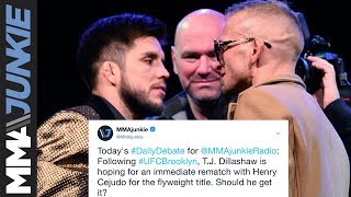 Daily Debate: Should T.J. Dillashaw get an immediate rematch with Henry Cejudo?