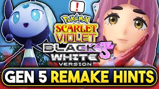 ALL GENERATION 5 REMAKE HINTS! INDIGO DISK EASTER EGGS! Pokemon Scarlet & Violet