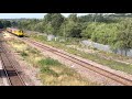 network rail 9702 blue 37612 at woodhouse from doncaster robert rds to derby r.t.c. network rail