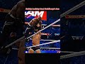 goldberg s son protect his father angry bobby lashley beat goldberg s son shorts