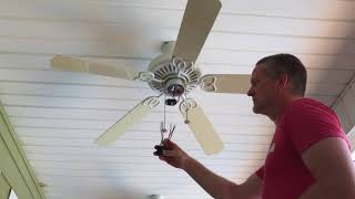 Ceiling Fan Won't Run. Capacitor Replacement
