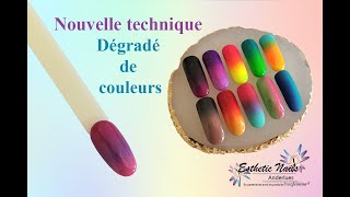 LA TECHNIQUE DE DEGRADES DE COULEURS EN GEL 😮😇