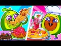 Food Challenge 🥦🍔 First Time at the Restaurant || Rules of Conduct for Kids by Pit & Penny Stories🥑💖