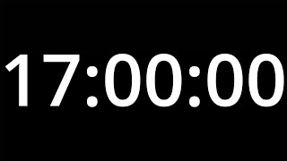 17 HOUR TIMER - No Sound - 17 HOUR COUNTDOWN