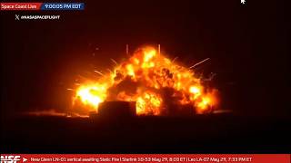 Blue Origin rocket explodes during static fire test