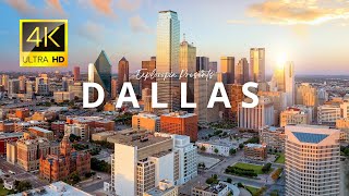 Dallas City, Texas, USA 🇺🇸 in 4K ULTRA HD 60FPS  by Drone