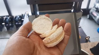 Test Result of Rice  Cake Machine SYP4506 Thin Type for Russia 211110