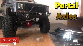 Fitting portal axles to my FTX Hi-Rock