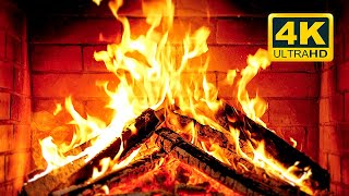 🔥 Cozy Fireplace 4K (12 HOURS). Fireplace with Crackling Fire Sounds. Fireplace Burning 4K