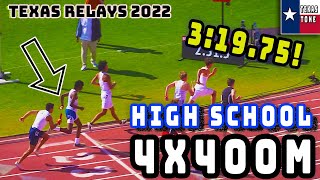 4th to 1st! - Fast 4x400M [Texas Relays-4x400M Relay-High School D1]