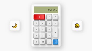 Working Calculator using Html CSS & Javascript | CSS Claymorphism Effects @OnlineTutorialsYT