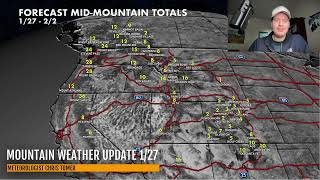 Mountain Weather Update 1/27, Meteorologist Chris Tomer