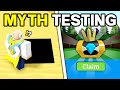 SECRET ITEM LOCATION!? (Myth Testing) | Build a boat for Treasure ROBLOX