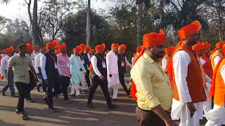 Rally in Shivaji University Campus