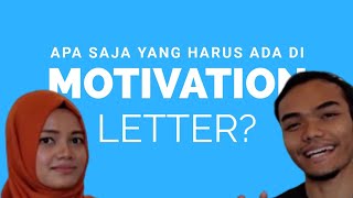 Motivation Letter Ampuh, Apa Saja Isinya?