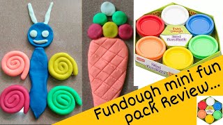 Fundough mini fun pack Unboxing \u0026 Review