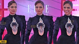 Malavika Mohanan Looks RAVISHING In Black arrives at Elle India Beauty Awards 2024