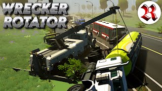 New Wrecker Rotator | Full Towing / Recovery Simulation Just Released In Motor Town