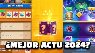 NUEVOS CUBOS DE LA SUERTE Y NUEVO PASS ROYALE COMPLETO CLASH ROYALE NOTICIAS ✅😎