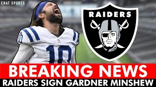 BREAKING🚨 Raiders Sign Gardner Minshew In 2024 NFL Free Agency | Raiders News & Reactions