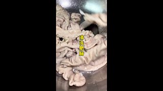 商业版辣卤肥肠，清洗过程【小川子熟食】