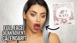 FULL (ISH) FACE USING AN ADVENT CALENDAR!? GLOSSYBOX ALL I WANT REVIEW ad