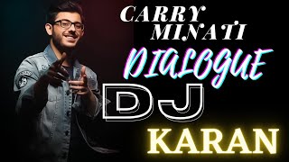 CarryMinati Dialogues| Trap Music - Dj Karan | youtube vs tiktok