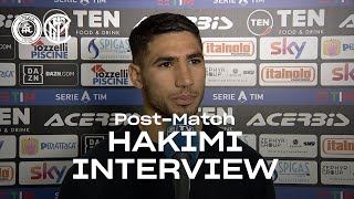 SPEZIA 1-1 INTER | ACHRAF HAKIMI EXCLUSIVE INTERVIEW [SUB ENG] 🎤⚫🔵