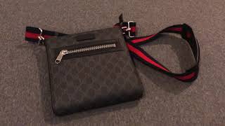 MARTINPHU : รีวิวกระเป๋า GUCCI รุ่น GG Supreme Small Messenger Bag Black (175)