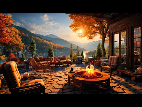 Relaxing Autumn Day Jazz in Cozy Fall Porch Ambience Warm Jazz Instrumental Music for Work, Study