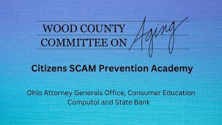 Citizen SCAM Prevention Academy