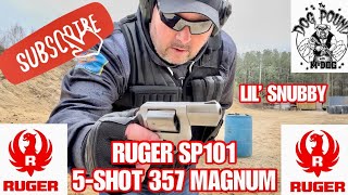 RUGER SP101 5-SHOT 357 MAGNUM REVIEW! LIL SNUBBY! A GREAT CONCEALED CARRY OPTION!