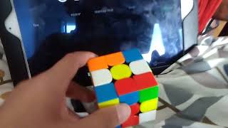 When you try to solve the Rubik's cube 3x3 under 3.47s