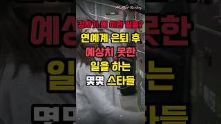 연예계 은퇴 후 예상치 못한 일을 하는 몇몇 스타들