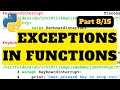 Exception in functions | Python Tutorial