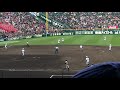 明石商7回表の攻撃 第91回選抜高等学校野球大会 第10日 第2試合 東邦 vs 明石商