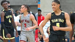 “I’LL SLAP YOU!!” HEATED EYBL Game Between Team Thad and Indy Heat Gym Rats!