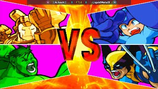 Revancha! ((Ackesh)) (UK) VS  -LiquidMetalX (CA) #fightcade2 #marvelvscapcom #marvelcollection #mvc1