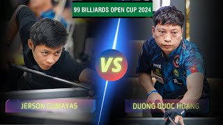 JERSON CUMAYAS VS DUONG QUOC HOANG | 99 BILLIARDS OPEN CUP 2024 #billiards #highlights #9ballpool