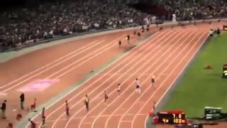 Olympic 4x100m Relay Mens Final 2012 Jamaican World Record 2
