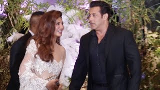 Salman Khan And Jacqueline Fernandez GRAND ENTRY At Sonam Kapoor's Wedding Party