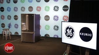 GE's Cafe fridge brews hot K-Cup coffee in a flash